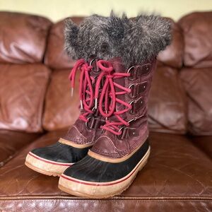 Sorel Joan Of Arctic Waterproof Snow Boots Size 9